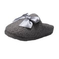 thumbnail image 4 of Jessica Simpson Girls Slip-On Clogs - Fuzzy Comfy Warm Memory Foam Sherpa Slippers with Satin Bow, 4 of 9
