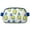Blue-3, variant on Tropical Sunshine Pineapple Bag – Cute Fruit Fanny Pack with Yellow Flower Pattern for Summer