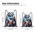thumbnail image 2 of Goofa The Nightmare Before Christmas Print Drawstring Backpack Bag Sport Gym Sackpack Cinch Bags Drawstring Bags Draw String Sport Bag-Small, 2 of 6