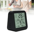 thumbnail image 3 of Término higrómetro temporizador Medidor de temperatura y Humedada de Doble Cara de Alta Precisión Con Pantalla Tálil Lcd Retroiluminada Higrómetro Termómetro de, 3 of 7
