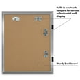 thumbnail image 6 of Americanflat 10x12.5 Kids Art Frame 2 Pack Holds 100 Art Pieces 8.5x11 Mat Magnetic Letter Size Display Mini - Silver, 6 of 8