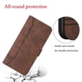 thumbnail image 4 of Leather Magnetic Closure Case with Flip Wallet Stand Function Cover compatible Oppo A55 5G Cheap and fine, 4 of 5
