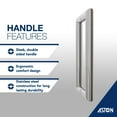 thumbnail image 7 of Aston Sdr965fruw-543080 Belmore Xl 80" High X 54" Wide Hinged Frameless Shower Door -, 7 of 7