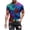 hgg279-Blue, variant on Yaoyar Mens Fashion Printed T-Shirt Short Sleeve Crew Neck Summer Shirts Beach Vacation Casual Breathable Novelty Tee