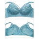 thumbnail image 5 of Sujetador de talla grande para mujer Sujetador de encaje fino acolchado con sujetadores con aros Romacci Ropa interior de mujer, 5 of 7