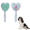 BlueGreen, variant on LHYXU Small Dog Brush, Soft Dog Grooming Comb for Shih Tzus, Yorkies, Maltipoos, Maltese, Love Shape Puppy Massaging Pet Hair Brush, Cat Brush, for Small Dogs Cats of All Hair Types (Pink)