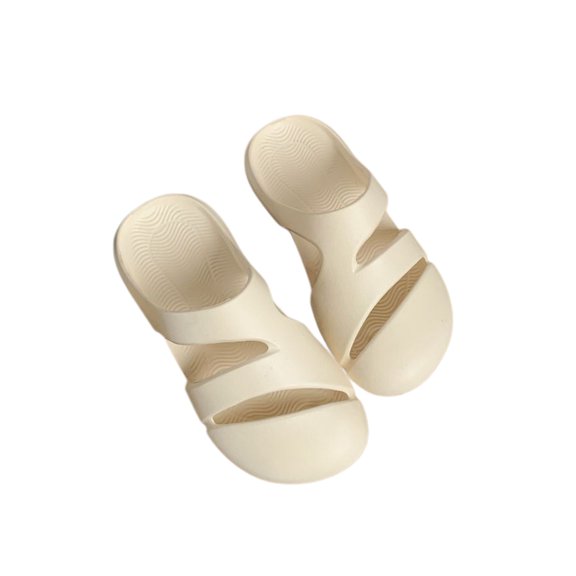 Women's EVA Closed Toe Slides, Soft Sole Lightweight Beach Clog Sandals