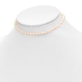 thumbnail image 5 of 14k 3-5mm Semi-Round Pink Freshwater Cultured Pearl 12 inch Necklace, 5 inch Bracelet and Post Earring Set XF400SET, 5 of 8