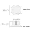 thumbnail image 3 of 4Pcs Electric Guitar Bass Volume Tone Control Knobs,Guitar Potentiometer Knob Set For Electric Guitar Volume Tone Control, 3 of 8