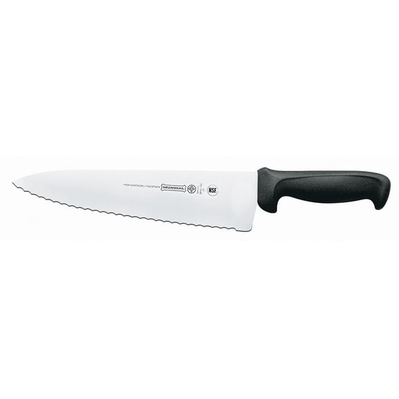 Mundial 5610-10 10 in. 5600 Series Professional Grade Kitchen Essential Chefs Knife, Polypropylene Handle, Black