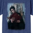 thumbnail image 2 of The Sandman Character Art With Book Crew Neck Short Sleeve Blue Heather Women's T-shirt-Large, 2 of 7