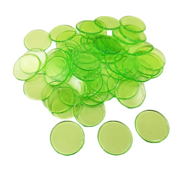 100PCS/Set Plastic 19mm Chips Multi Color Markers Fun Family Club Children Game Supplies Counting Math Toys Inevent WJ3911-19