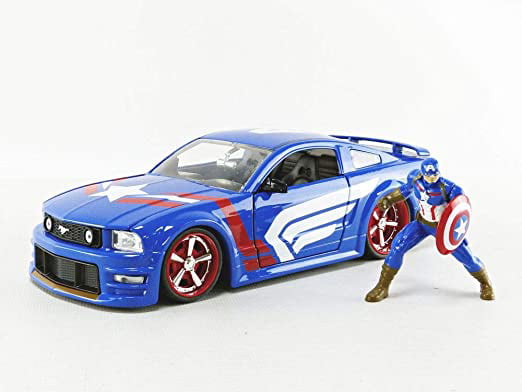 2006 Ford Mustang GT 1:24 Scale Hollywood Ride Captain America 