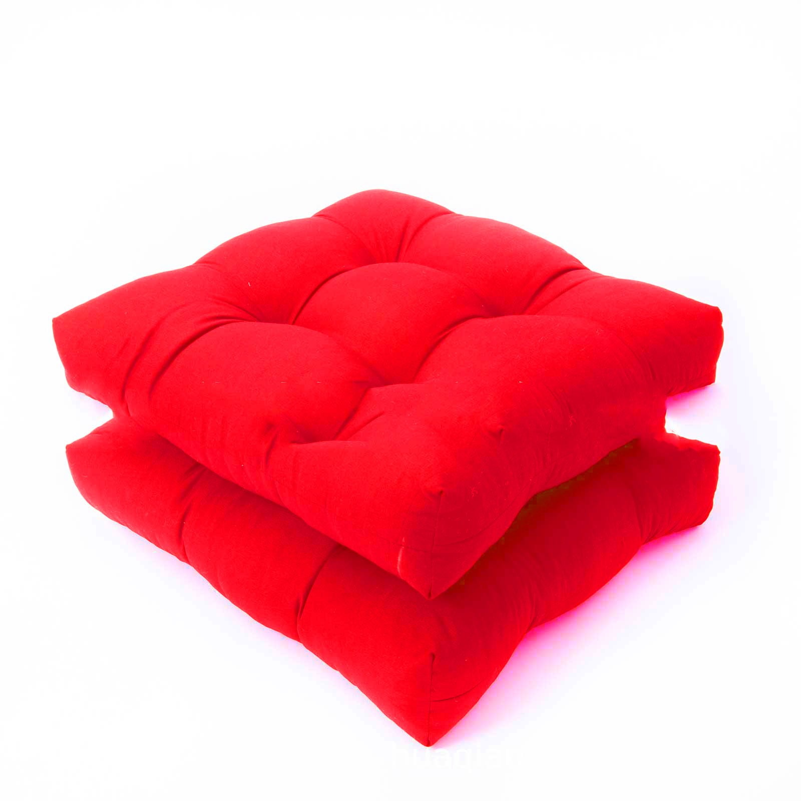 HHBEAUTY Outdoor Chair Cushions 39.4 x19.7 Inch,Water Resistant Tufted Seat Cushions,Reversible,Weather Resistant,Rounded Back Wicker Chair Cushion for Patio Garden Furniture
