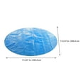 thumbnail image 2 of 1PC Solar Cover for Swimming Pool Heat Insulation Round Kids Pool Cover Blue Diameter 2.90M, 2 of 8