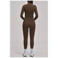 thumbnail image 7 of PISONIC 3 Piece Workout Sets for Women, Zipper Long Sleeve Jacket, Tank Top and High Waist Leggings Yoga Gym Sets, 7 of 7