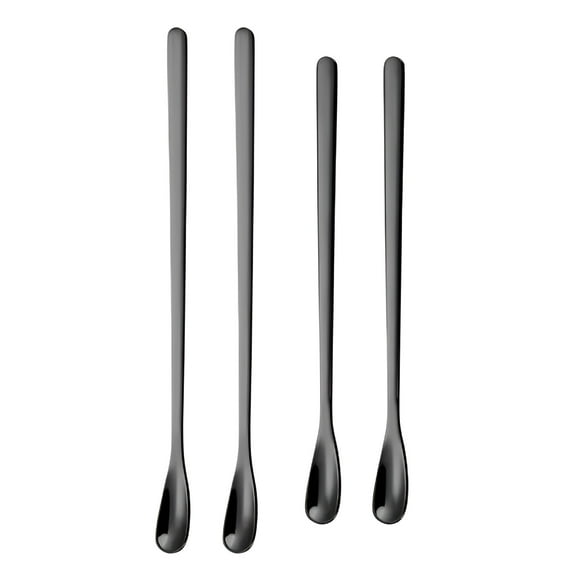 ACDANC 4 Pieces Stainless Steel Coffee Stir Sticks Drink Stir Spoons Cocktail Tea Stirring Spoons for Home,Kitchen,Office