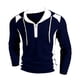 thumbnail image 4 of pstuiky hombres de manga larga, Sudadera con capucha, manga larga, botones y bolsillo para hombre camisetas de hombre s, 4 of 8