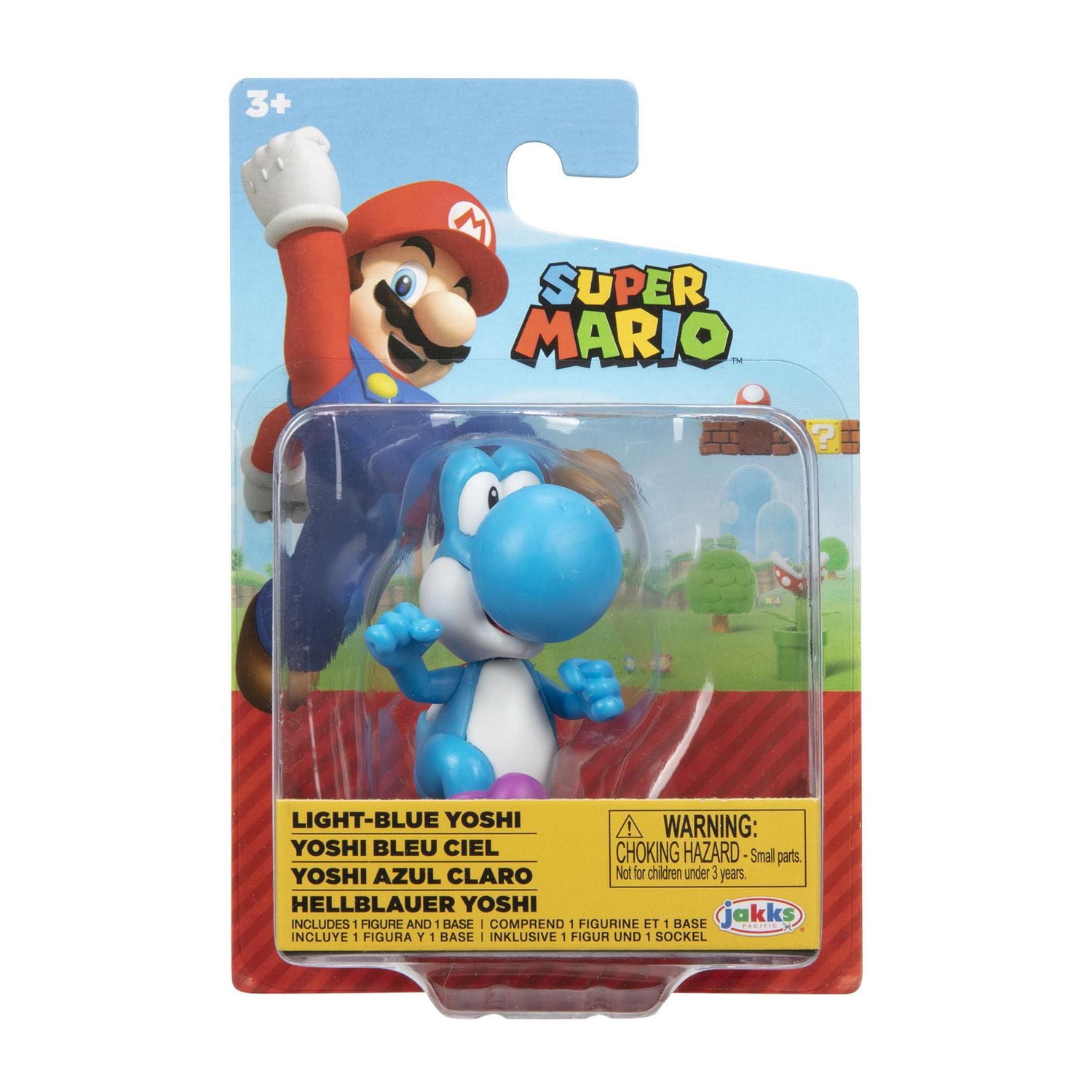 Figurine Nintendo de 2,5 pouces - Yoshi bleu ciel