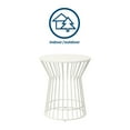 thumbnail image 5 of Novogratz Poolside Collection, Roberta Outdoor Side Table, White, 5 of 10