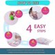 thumbnail image 5 of Vacuum Bags, 3 Pack (80 X 60 Cm), Space Saving Bags For Clothes, Towels (3 Pack 80 X 60 Cm No Air Pump), 5 of 5