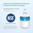 thumbnail image 5 of Waterdrop WD-F11B Replacement for Samsung® DA29-00003G, DA29-00003B, DA29-00003A, Aqua-Pure Plus, HAFCU1, RFG237AARS, FMS-1, RS22HDHPNSR, RSG257AARS, WSS-1 Refrigerator Water Filter, 3 Filters, 5 of 9