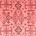 thumbnail image 1 of Ahgly Company Indoor Square Abstract Red Modern Area Rugs, 6' Square, 1 of 4