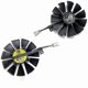 thumbnail image 2 of Cooling Fan Graphics Card Fan for ASUS ROG STRIX GTX1060 1070 1080TI (1PC 4Pin + 1PC 5Pin +1PC 6Pin), 2 of 3