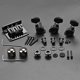 thumbnail image 4 of 3 Strings Guitar Bridge Set Practical Guitar Saddle Bridge Tuning Pegs Control Knob Wrench Screw Guitar Replacement Part, 4 of 4