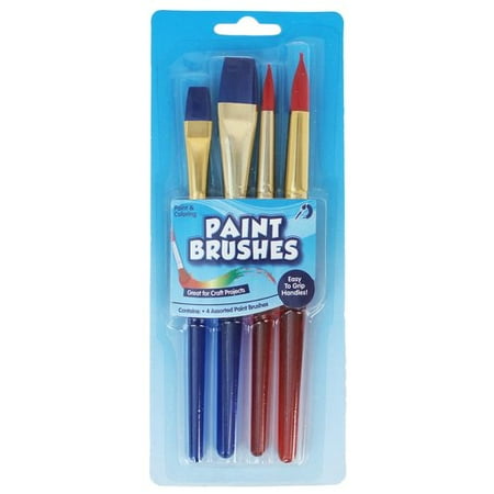 4pk grips brush craft paint