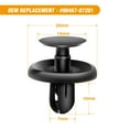 thumbnail image 2 of GOOACC Engine Under Cover Push-Type Retainer Lexus Toyota Clips 90467-07201 OEM Replacement Fasteners - 40Pcs, 2 of 7