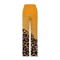 thumbnail image 4 of VEKDONE Womens Linen Long Pants Brown L, 4 of 5