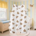 thumbnail image 6 of THDHVS Toddler Girl Outfits,Floral Print Sleeveless Muslin Romper for Baby Girl Summer Sleepwear Loungewear and Home Comfortable Wear,Baby Girl Clothes 6-9 Months, 6 of 6
