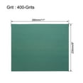 thumbnail image 3 of Uxcell 400Grits Carbide Sandpaper Wet Dry Sanding Paper Silicon Green 5pcs, 3 of 3