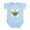 Sky Blue, variant on CafePress - Baby Bumblebee Infant Creeper - Baby Light Bodysuit, Size Newborn - 24 Months