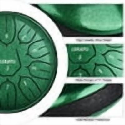 LEKATO Steel Tongue Drum 6 Inch 11 Notes D Major Beginner Handpan Drum Percussion for Meditation Yoga Musical Education Christmas New Year's Gift for Families/Friends/Lovers