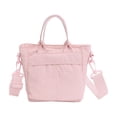 thumbnail image 2 of Bolso bandolera mini informal para mujer, de lona, para uso diario | Bolso bandolera ajustable para mujer | Bolso ligero de lona suave para ir al trabajo, de compras o para citas., 2 of 8