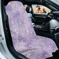 thumbnail image 2 of Bulopur Cute Front Car Seat Towel for Women Lavender Bow Breathable Sweat Carseat Protector with Storage Bag for Yoga Vacation Soft Fit SUV Sedan Truck 1pcs, 2 of 7