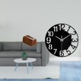thumbnail image 2 of Organizador De Pañuelos Y Servilletas Rectangular Multifuncional Con Reloj De Pared Acrílico Silencioso Y De Fácil Lectura Para Cocina, Coche, Hotel, Oficina, Hogar Y Baño., 2 of 8