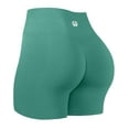 thumbnail image 6 of NELEUS Womens Workout Shorts High Waist Athletic No Front Seam Scrunch Butt Yoga Shorts 1 Pack, Lake Green, US Size M, 6 of 7