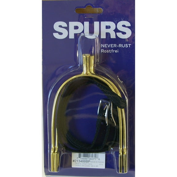 SPURS W/STRAP (GENTS) 3/4" NECK (20mm) BP