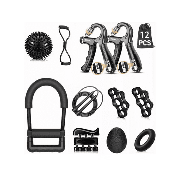 Ejercitador Fortalecedor Kit Negro