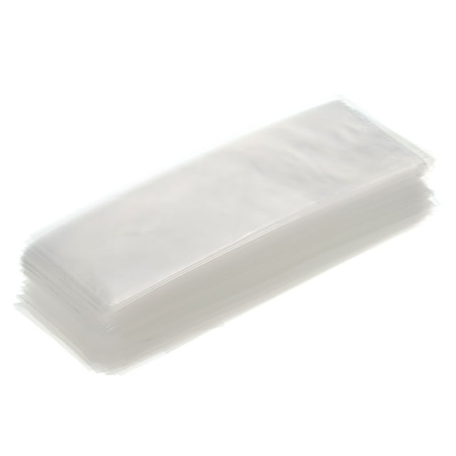 Unique Bargains Clear Flat Open Poly Bag PE 2 Mil 2.5x8 in for Hardware Storage 1000 Pack