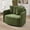 Vanilla Green, variant on Bonzy Home 360° Swivel Barrel Accent Chair, Modern Oversized Upholstered Armchair with 3 Pillows, for Living Room, Bedroom & Study Room, Off-White