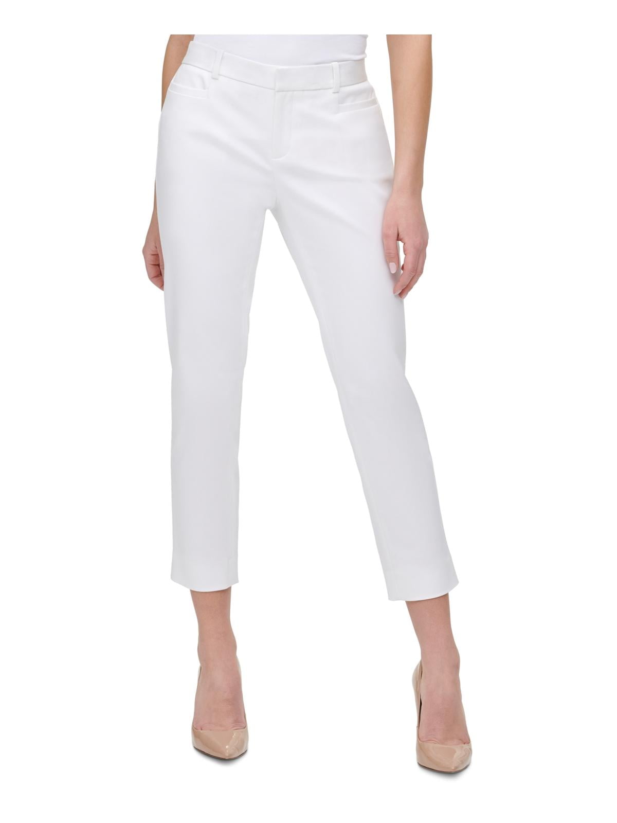 Tommy Hilfiger Womens Khaki Pants Ivory - Walmart.com