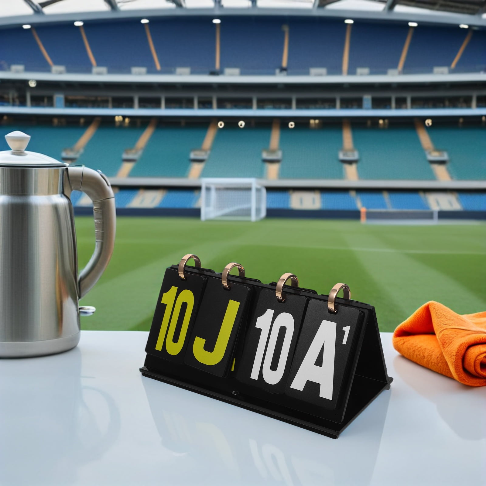 FOMIYES Portable Tabletop Scoreboard Flipper for Game Scorekeeping Material Easy to Use Perfect for Competitive and Casual Play