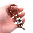 thumbnail image 4 of 1Pcs Car Metal Hand-Woven Key Rope Keychain Key Ring For Mercedes Benz AMG M E B A C S GLA GLC GLE GLS Class W166 W176 W204 W205 Red, 4 of 6