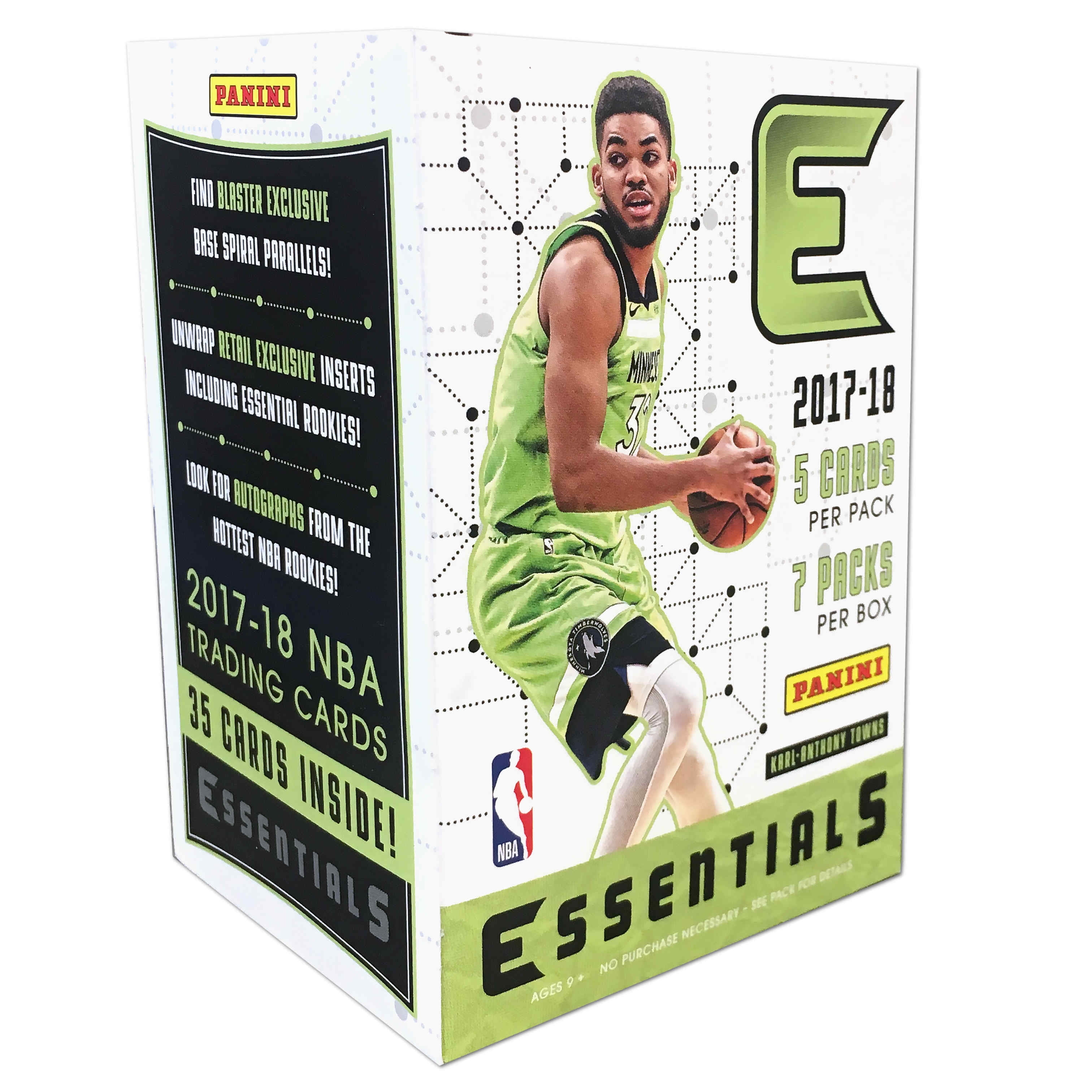 1718 Panini Essentials Basketball Value Box Trading Cards