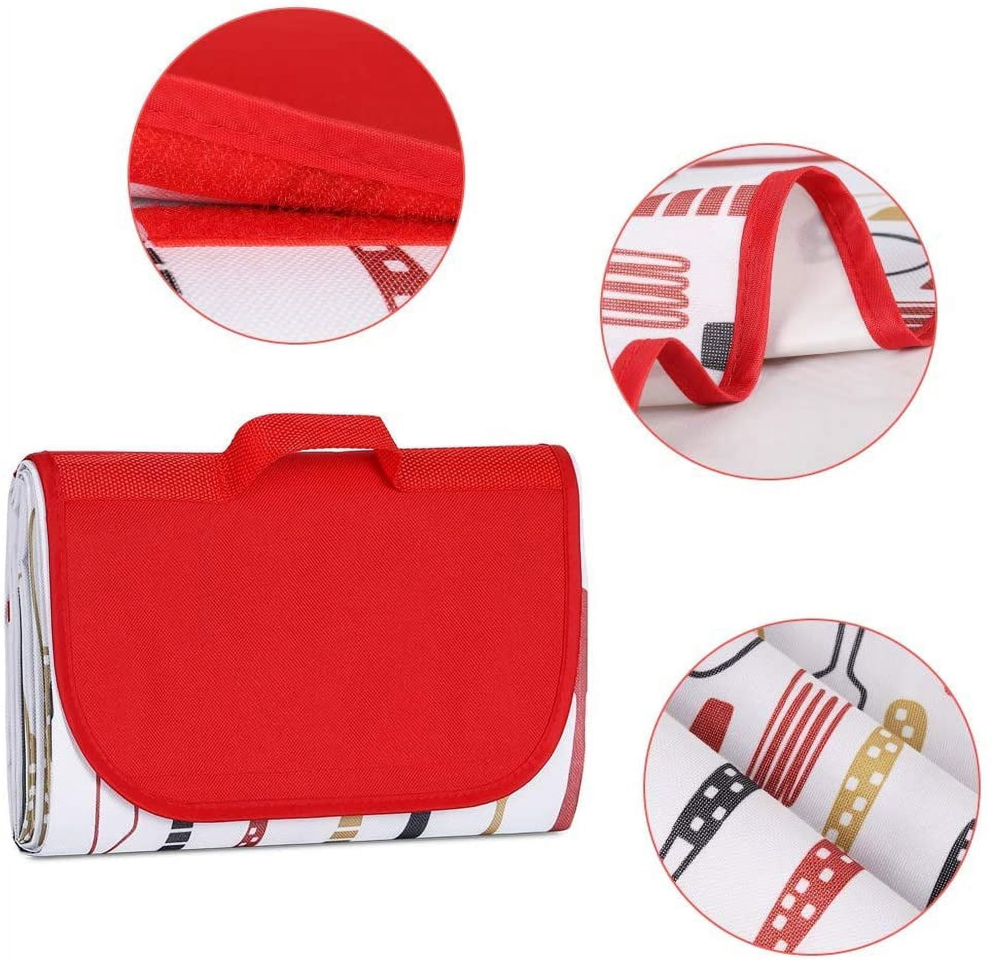 Picnic Blanket, Family Large Outdoor Blanket Foldable and Waterproof Picnic Mat, 57” x 71”