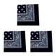 thumbnail image 1 of Injueey Bandana pañuelo Unisex Hip Hop Banda para el cabello negra Pañuelo para el cuello Sombreros deportivos Muñequeras Cabeza Bufandas cuadradas Type5 NO5 Injueey CBP119275, 1 of 6